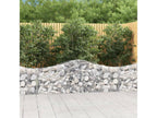 Panier de gabions arqué 200x30x60-80 Fer renforcé