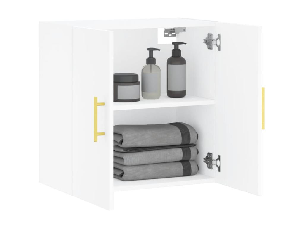 Armoire murale blanc 60x31x60 cm bois d'ingénierie