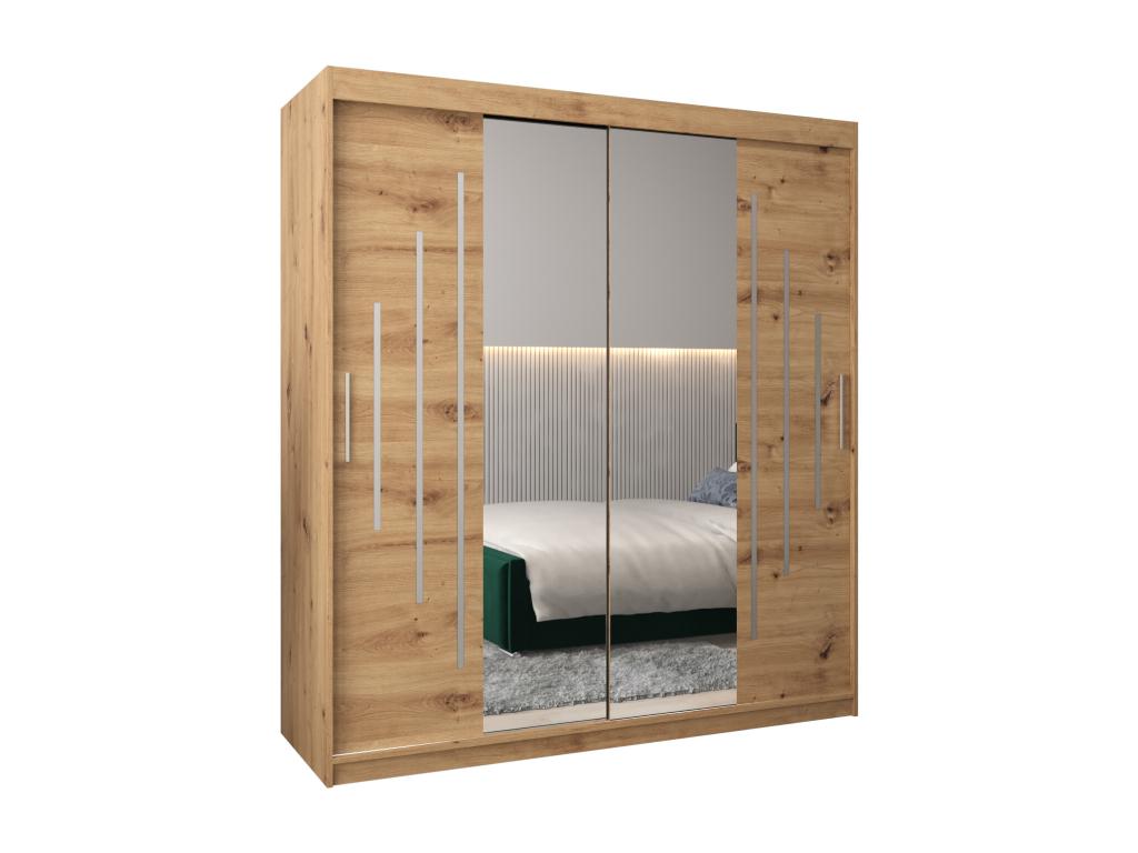 ARMOIRE Homelumiere 1 À PORTES COULISSANTES 200/180/62 2 Portes Homelumiere