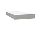 Sommier à Homelumiere de lit et matelas et LED Gris clair 90x200
