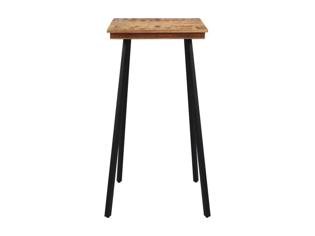 Table de bar 110x55x105 cm bois de teck solide