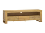 Meuble TV 110x30x35 cm Bois de teck solide