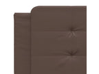 Coussin de tête de lit marron 200cm similicuir