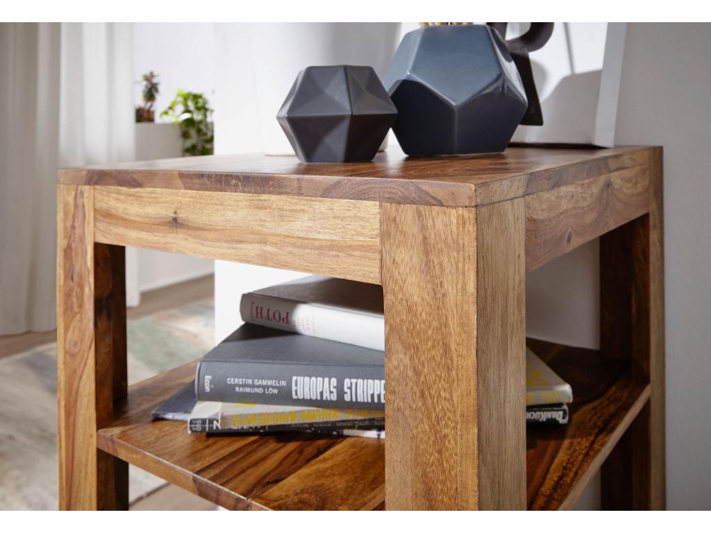 Étagère debout Bois Massif 44x83x44cm Étagère à livres Étagère en bois