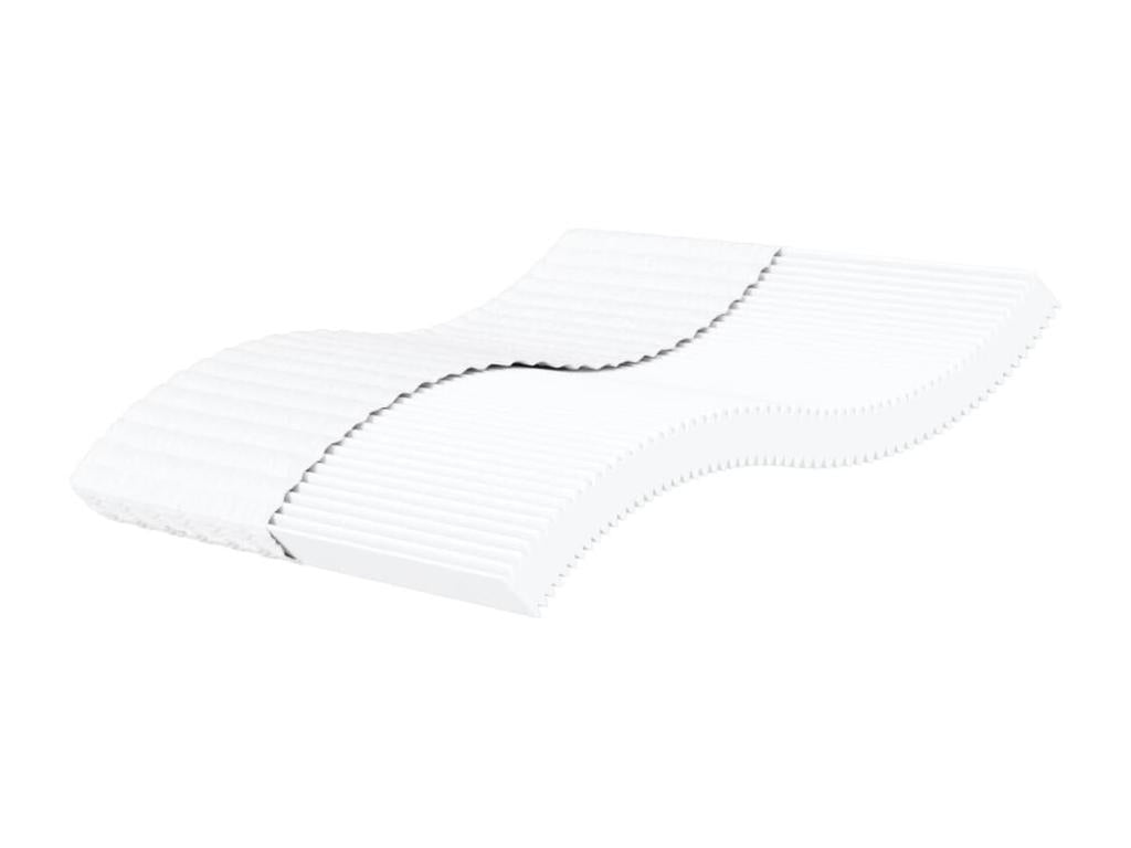 Matelas en mousse blanc 200x200 cm finitions H2 H3