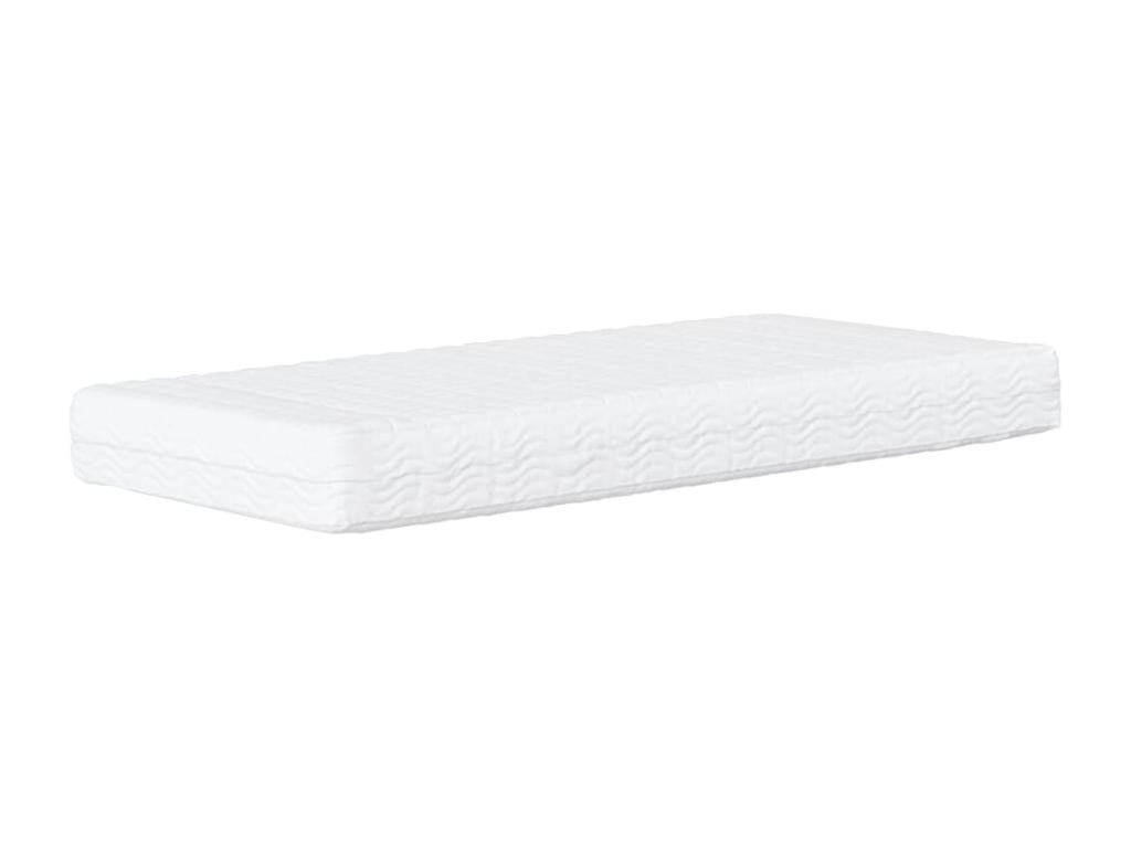 Lit avec matelas noir 90x190 cm velours