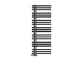 Radiateur salle de bain sèche-serviette anthracite raccordement au sol 60x160 cm