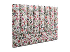 Homelumiere - Tête de lit Homelumiere 160x120cm en velours motif tropical - 160x8x120cm
