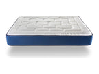 Matelas 200x200 Homelumiere Épaisseur 25 CM Mousse HR et Látex Ferme 2 Face été/hiver