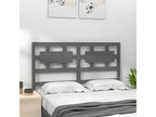 Tête de lit Gris 125,5x4x100 cm Bois massif de pin 57865JLRI