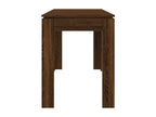 Table à manger Chêne marron 120x60x76 cm Bois d'ingénierie