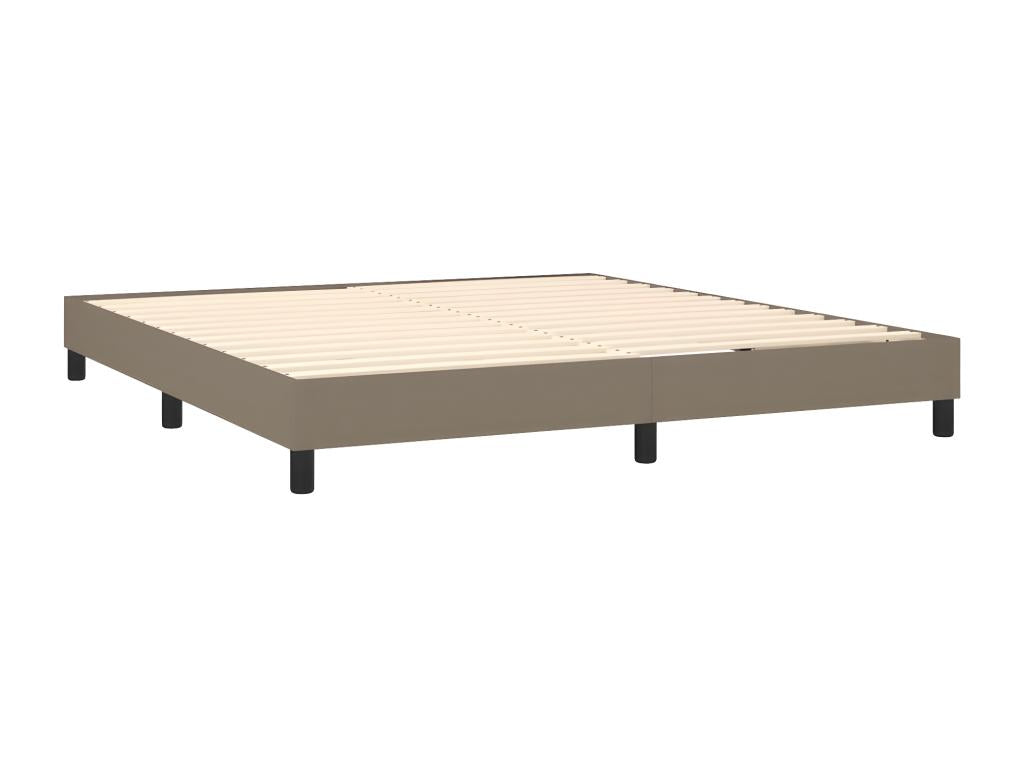 Sommier à Homelumiere de lit avec matelas LED Homelumiere 180x200 Tissu