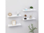 Etagères murales 4 pcs Blanc 40x9x3