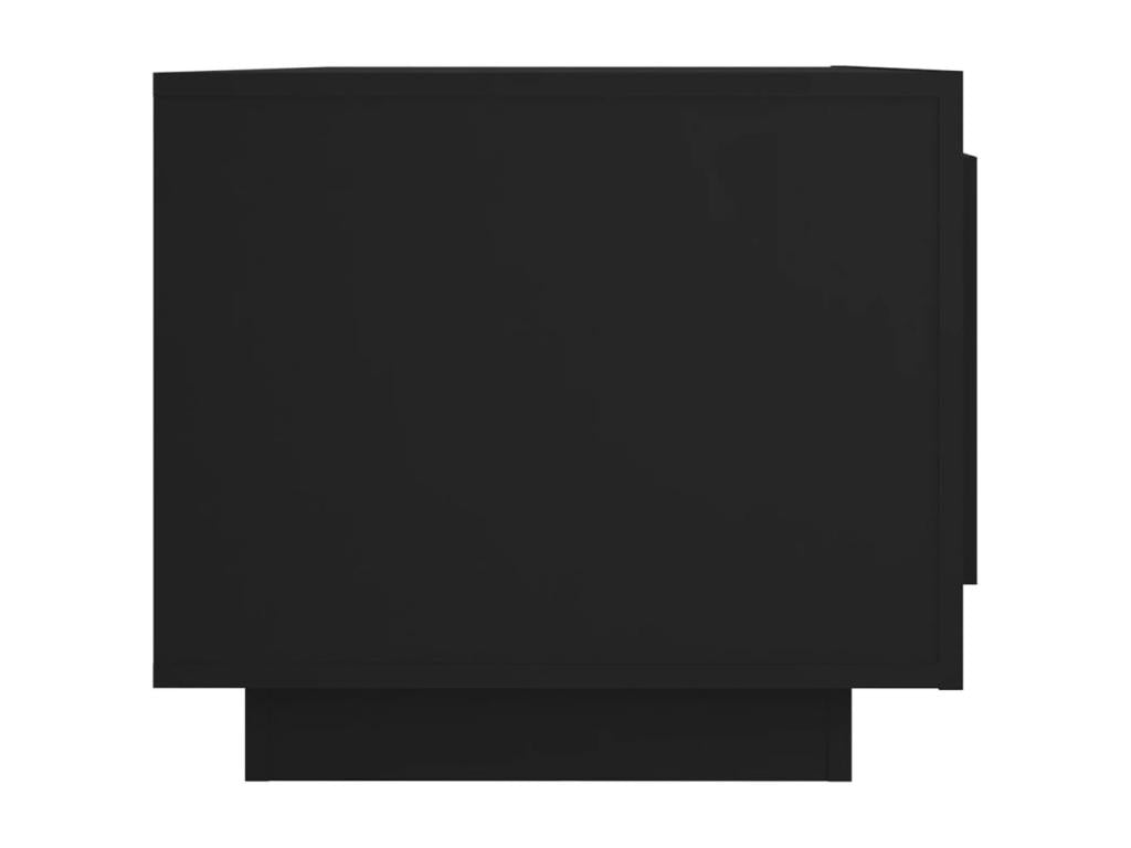 Table basse noire 102x50x45 cm bois d'ingénierie