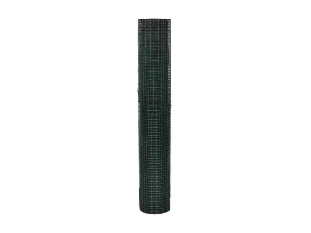 Grillage Acier renforcé et revêtement en PVC 10x1 m Vert