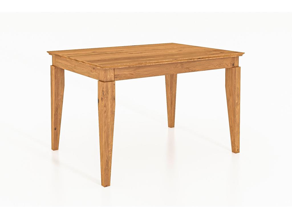 Homelumiere - Table avec plateau extensible en chêne sauvage huilé naturel