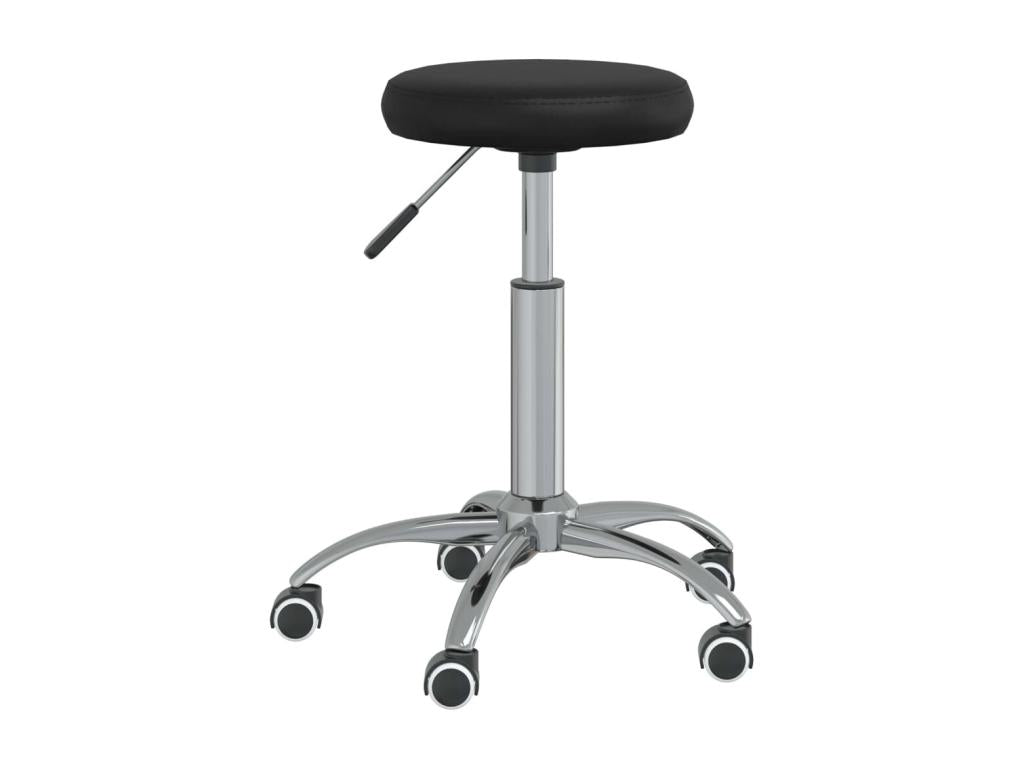 Chaise de salle à manger Noir Similicuir 8