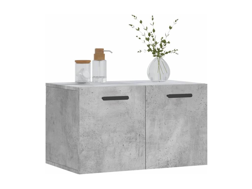 Armoire murale Gris béton 60x36.5x35 cm Bois d'ingénierie