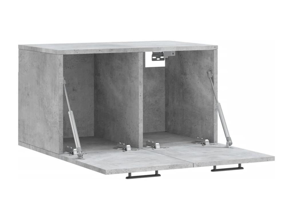 Armoire murale Gris béton 60x36.5x35 cm Bois d'ingénierie