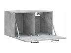 Armoire murale Gris béton 60x36.5x35 cm Bois d'ingénierie
