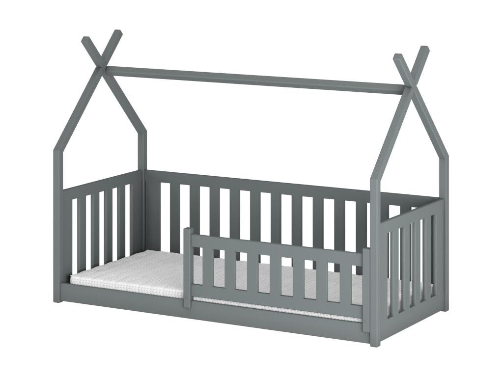 Lit cabane Homelumière HB014 80x190 cm Gris