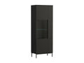 Vitrine Homelumiere 106 Noir Avec des portes Le nombre de portes 2 190x70x41cm
