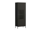 Vitrine Homelumiere 106 Noir Avec des portes Le nombre de portes 2 190x70x41cm
