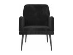 Fauteuil Noir 62x79x79 cm Velours
