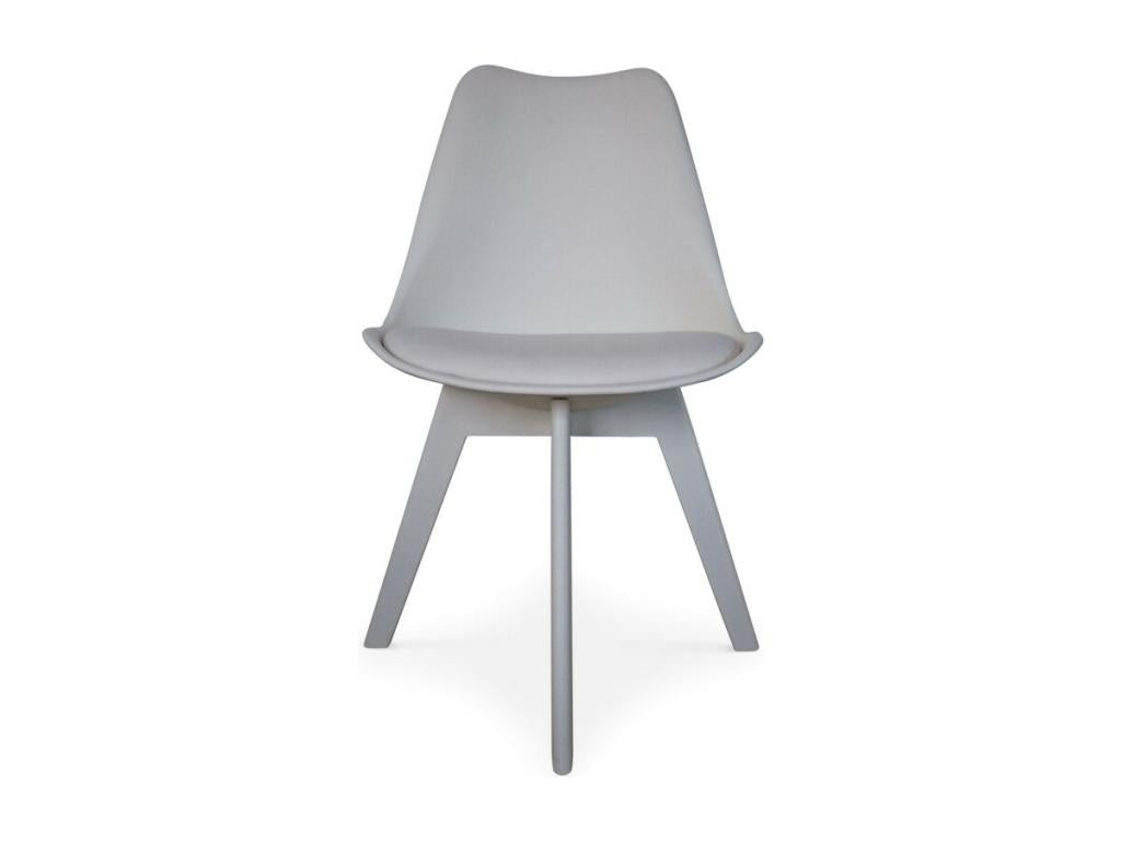 Lot de 2 Chaises Design Homelumiere 82cm Gris