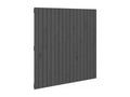 Tête de lit murale Gris 108x3x110 cm Bois massif de pin