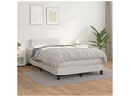 Sommier à Homelumiere de lit avec matelas Blanc 120x200 Similicuir
