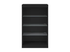 Buffet avec Delimoaères LED noir 60,5x37x100 cm 77463HFDN