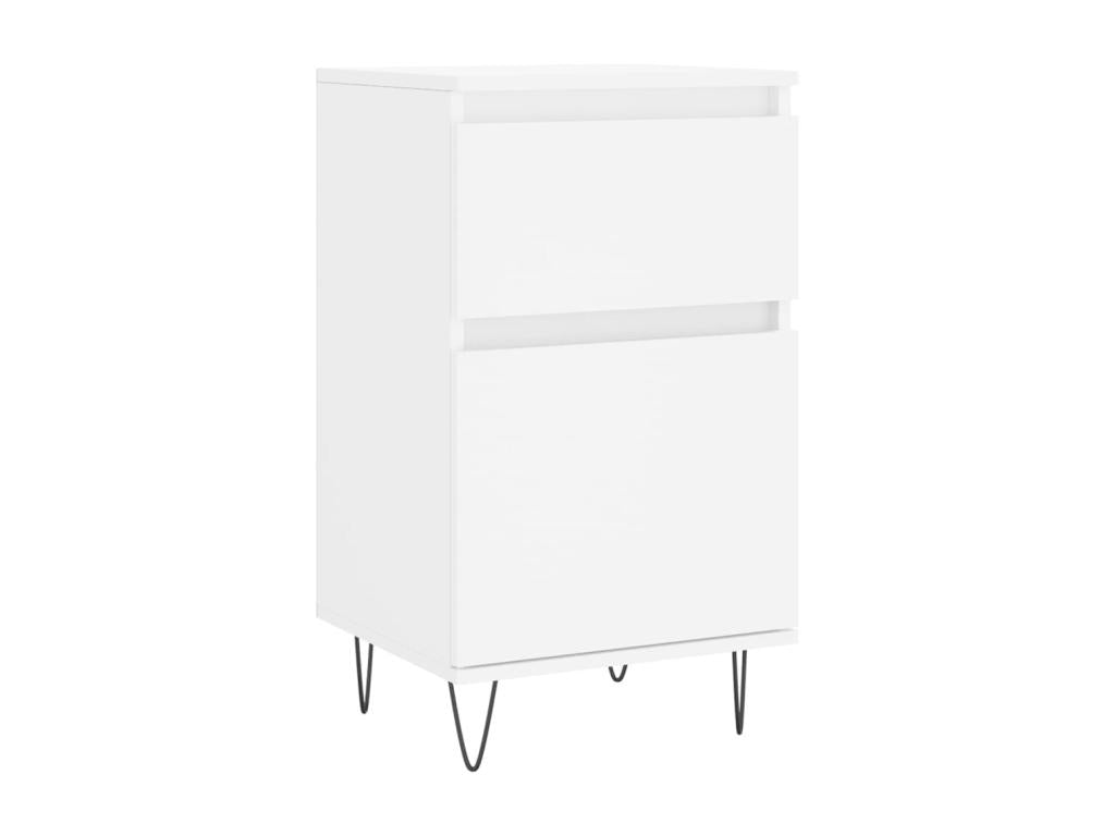 Buffet blanc 40x35x70 cm bois d'ingénierie 44081RQOK