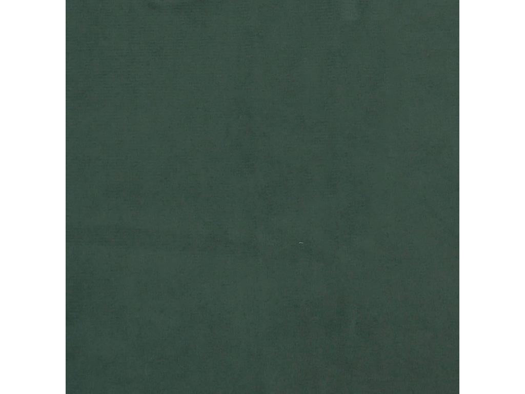 Tête de lit avec oreilles Vert foncé 147x23x118/128 cm Velours