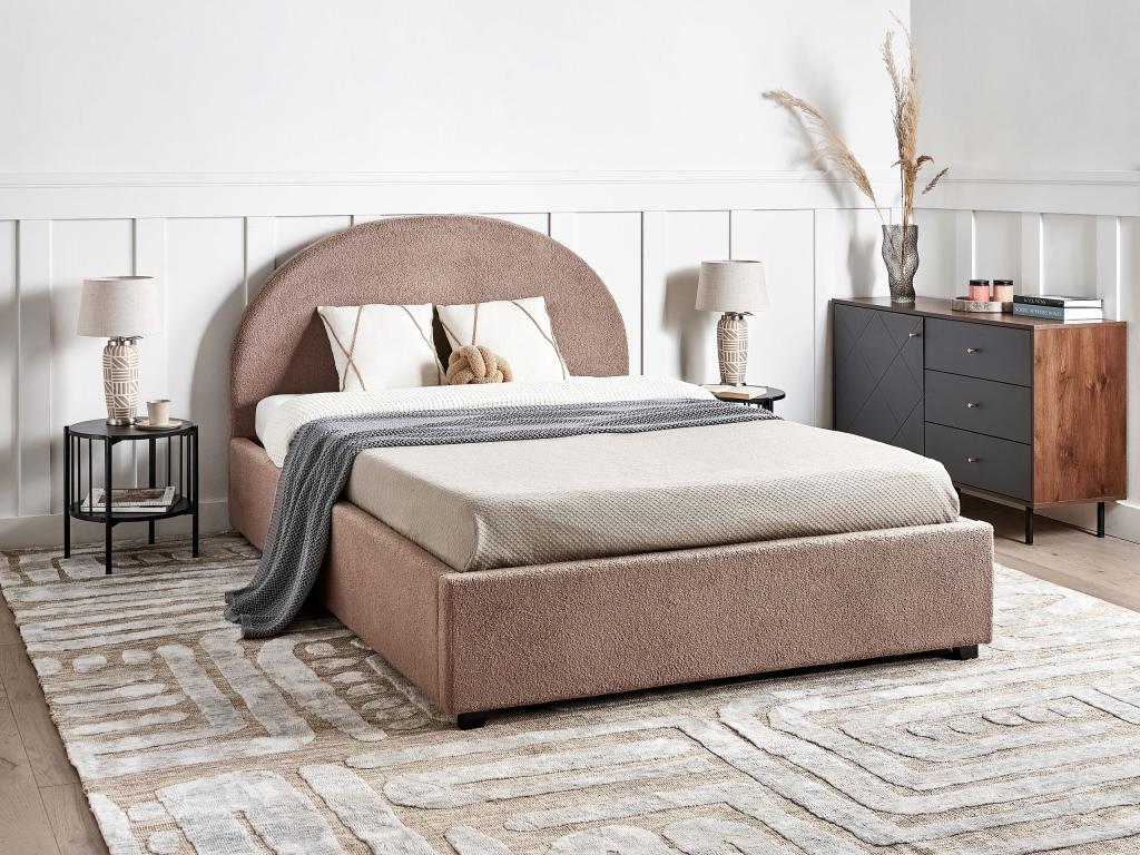 Lit pouf Bouclé Homelumiere 140x200 cm Homelumiere