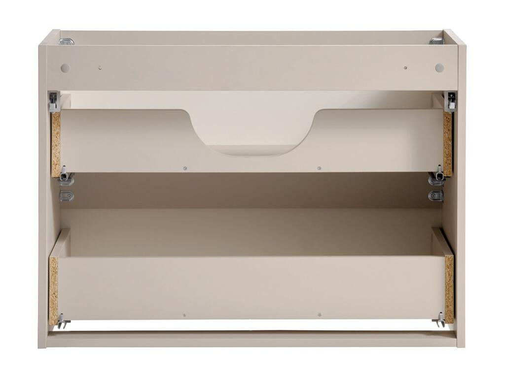 Meuble simple vasque encastrée 80cm Homelumiere Cachemire