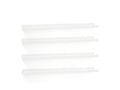 Pack 4 étagères flottantes en bois de pin blanc 100x7cm - Homelumiere