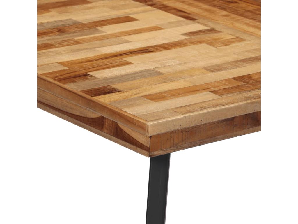 Table de bar 110x55x105 cm bois de teck solide