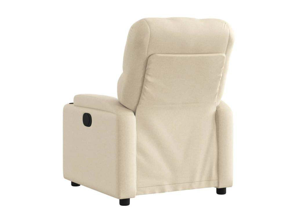 Fauteuil inclinable Crème Tissu
