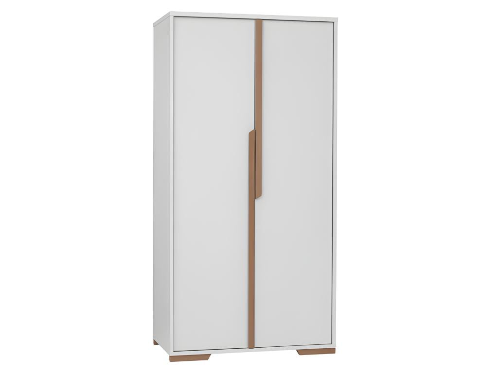 Armoire Homelumière Blanc et bois