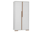 Armoire Homelumière Blanc et bois