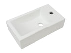 Vasque lavabo salle de blanche 46x25.5x12 cm 02 0002530