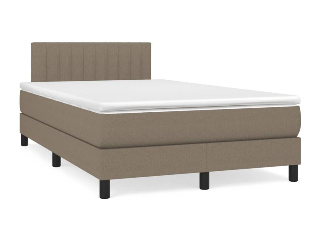 Sommier à Homelumiere de lit matelas et LED Homelumiere 120x190 tissu