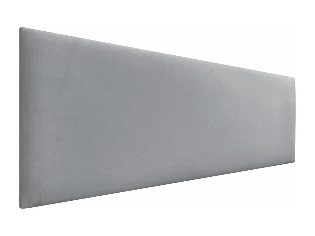 Homelumiere Tête de Lit Velours Lisse 160x60 Lits 150/160 - Gris Clair