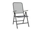 Chaises pliables de jardin lot de 2 Homelumiere métallique Anthracite