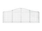Panier de gabions arqué 200x30x60-80 Fer renforcé