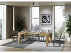 Table extensible 90x140/244 cm Homelumiere Chêne Nature