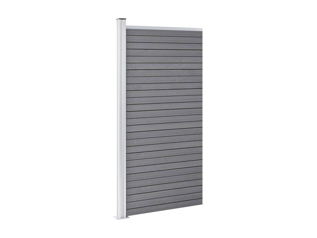 Panneau de clôture Homelumiere 95x186 Gris