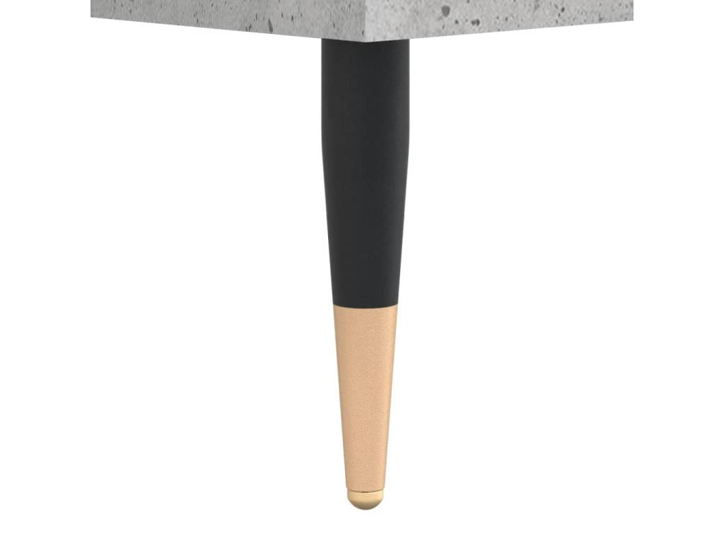 Homelumiere Premium - Tables de chevet 2 pcs gris béton 40x35x50 cm bois d'ingénierie