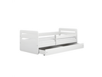 Lit Homelumiere blanc avec tiroir avec matelas 160/80
